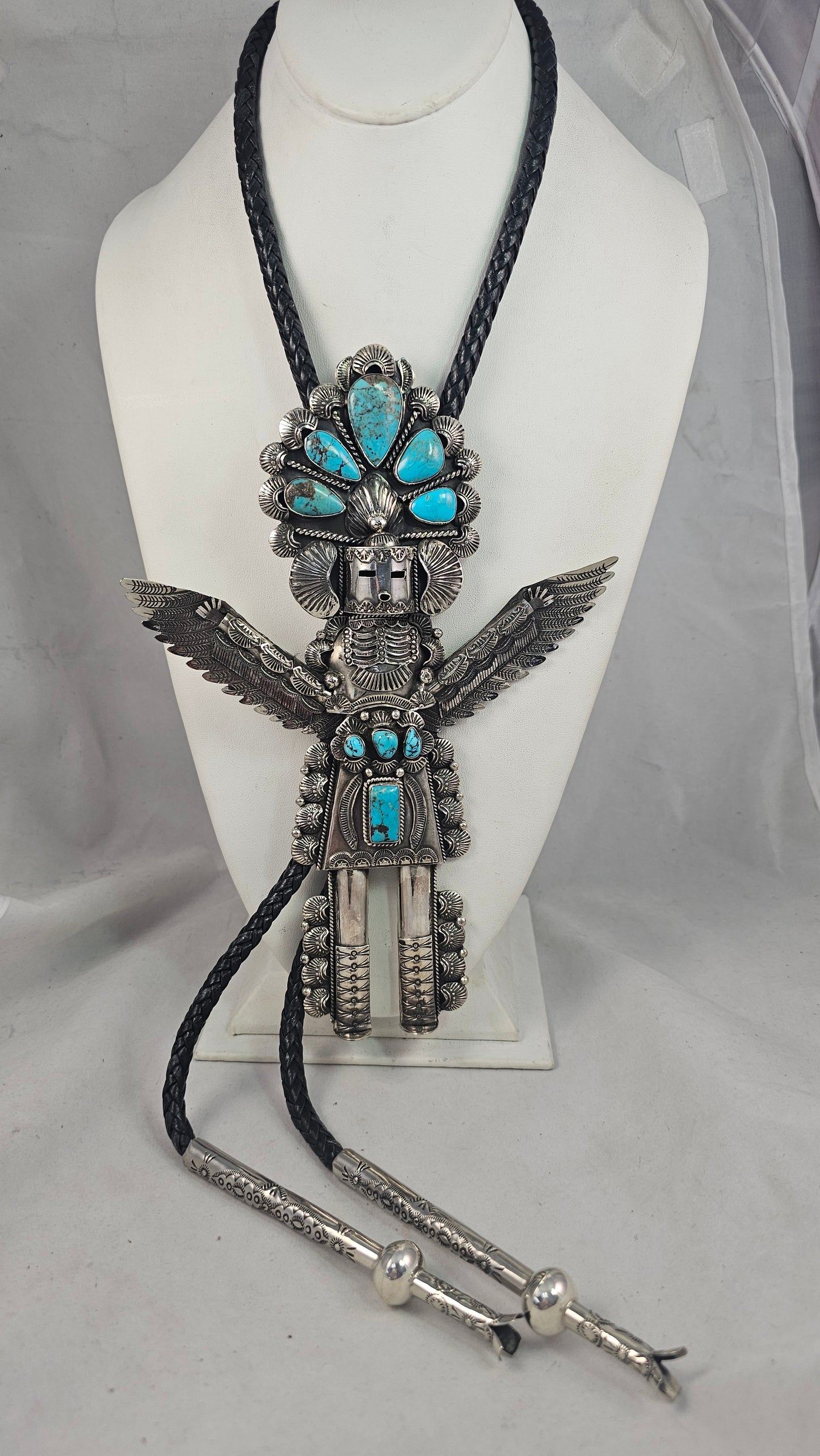 Eagle Dancer kachina bolo tie