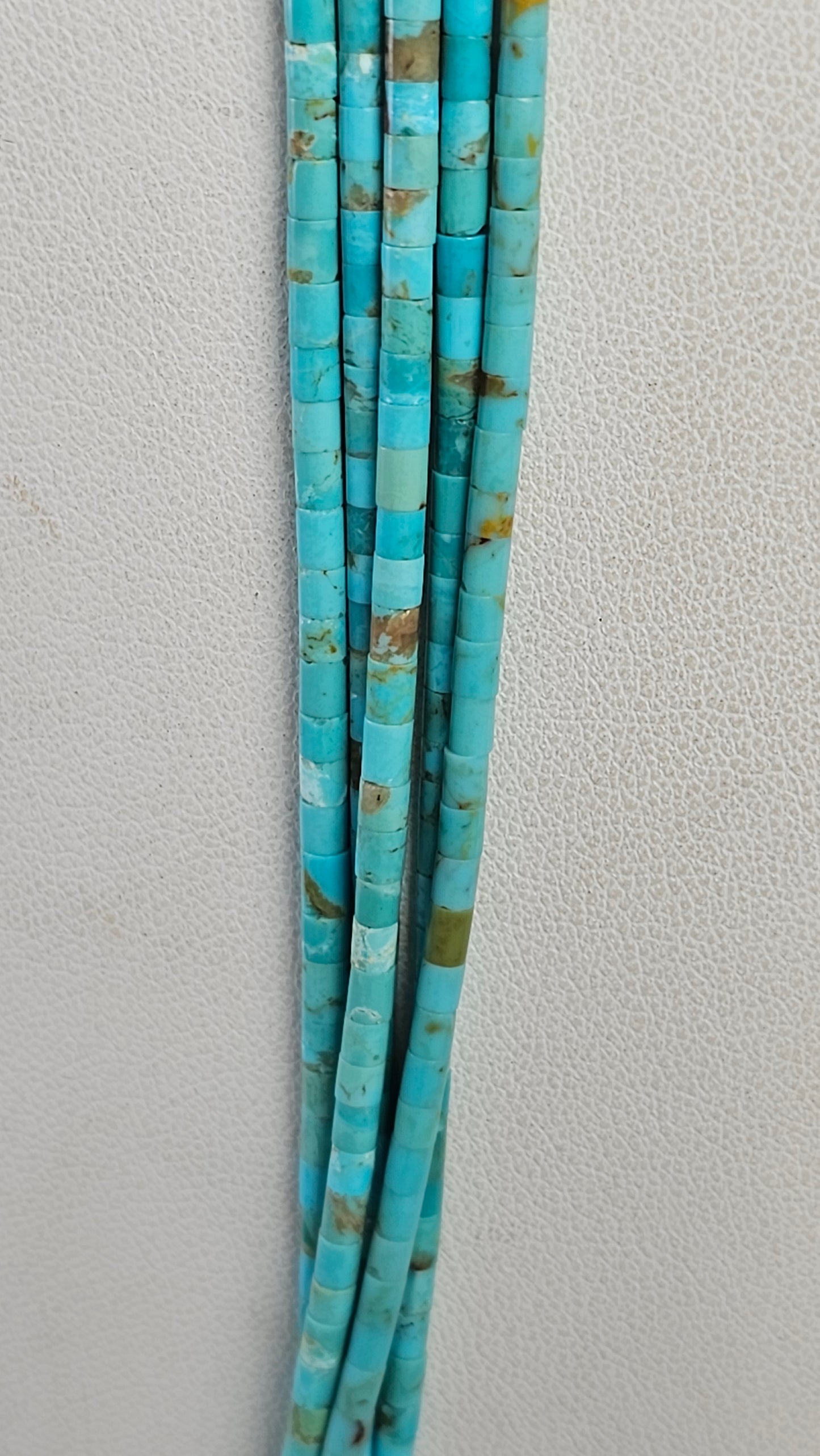 Turquoise heishi necklace