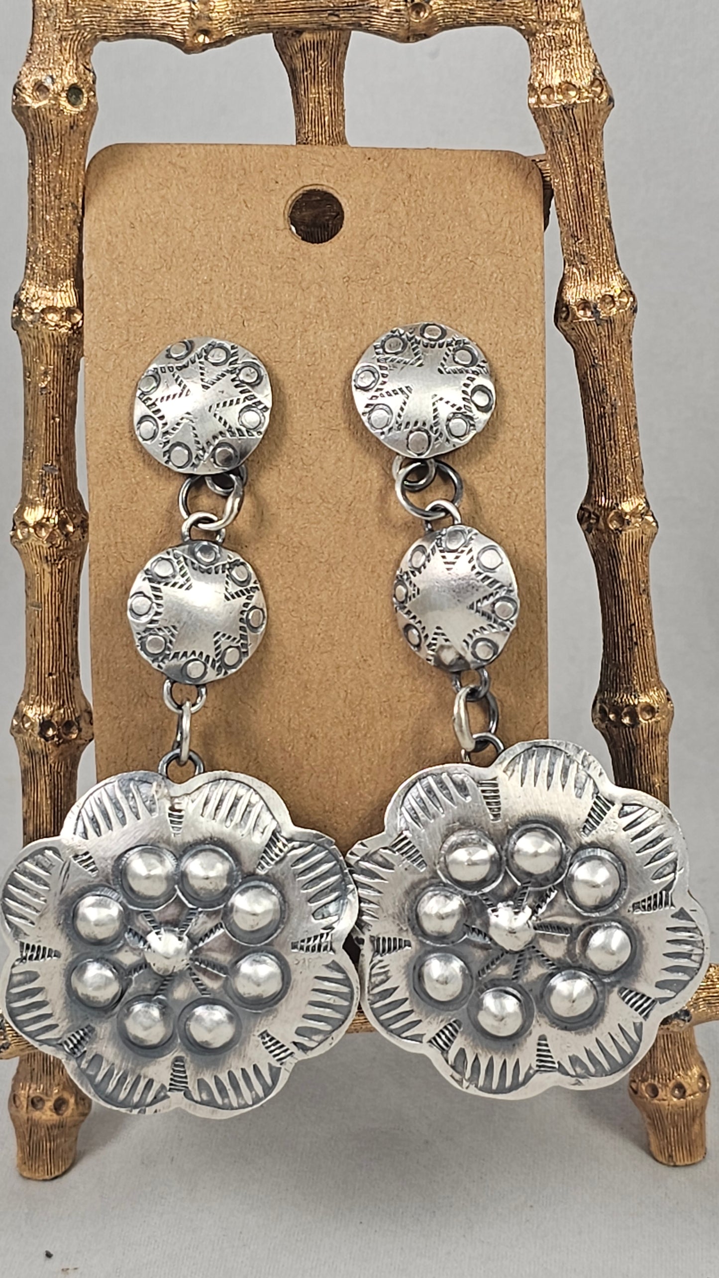 Concho earrings