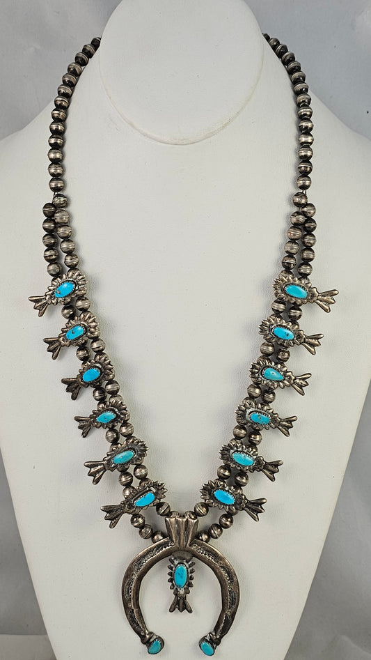 Squash blossom necklace