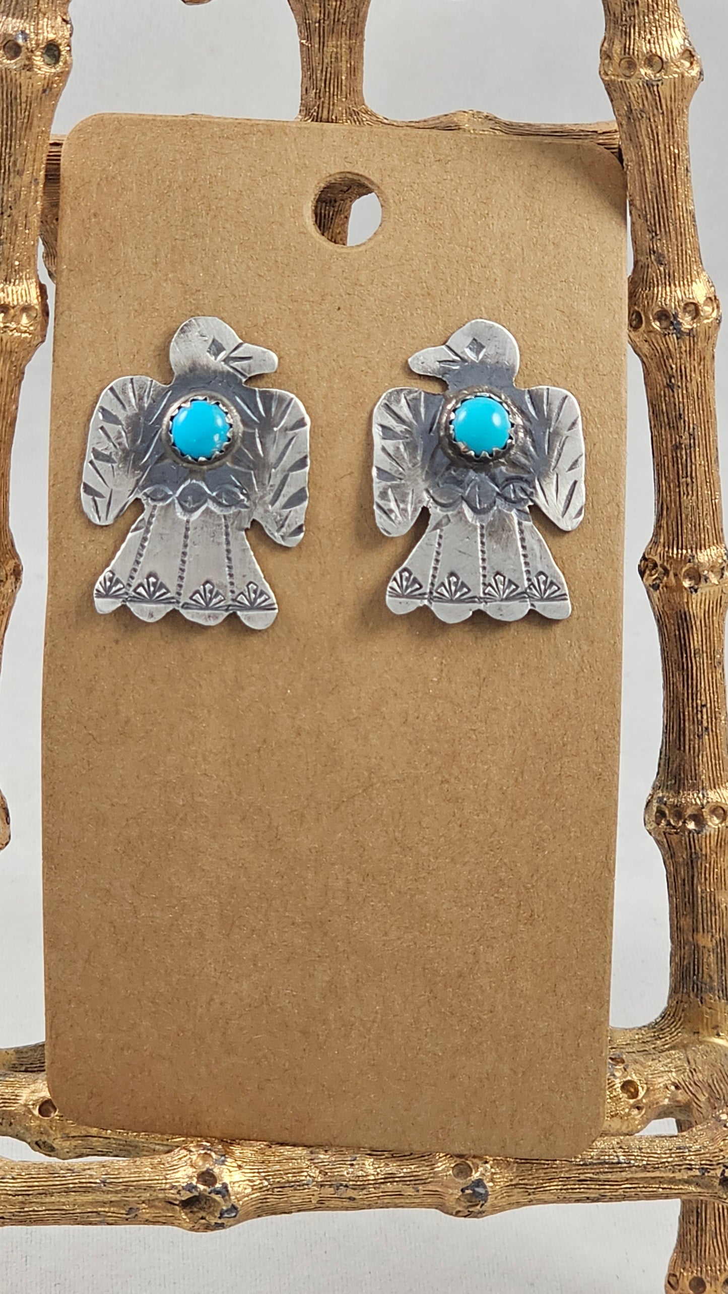 Thunderbird post earrings