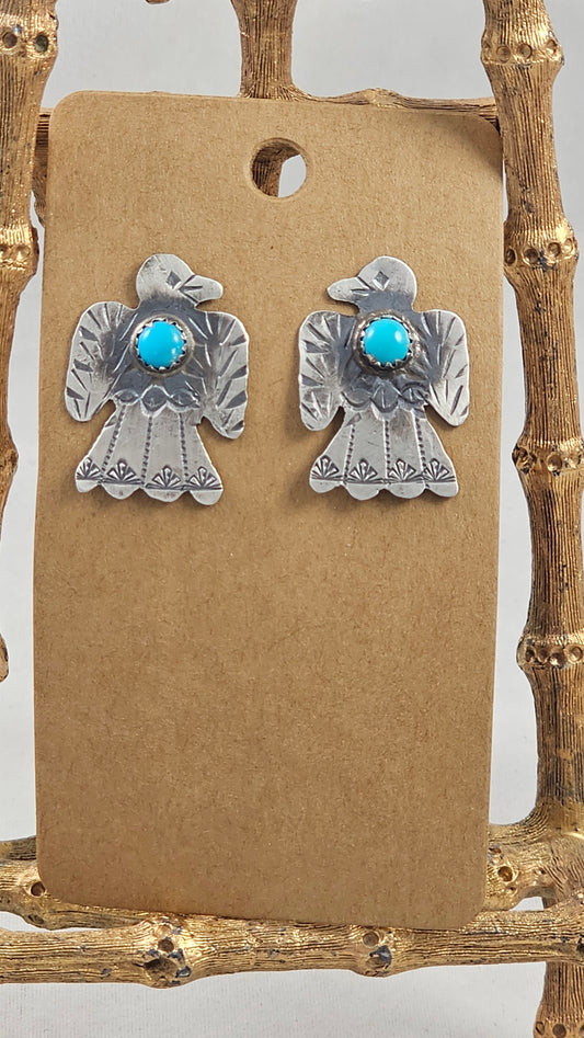 Thunderbird post earrings