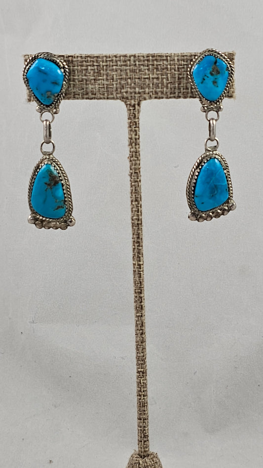 Vintage turquoise earrings