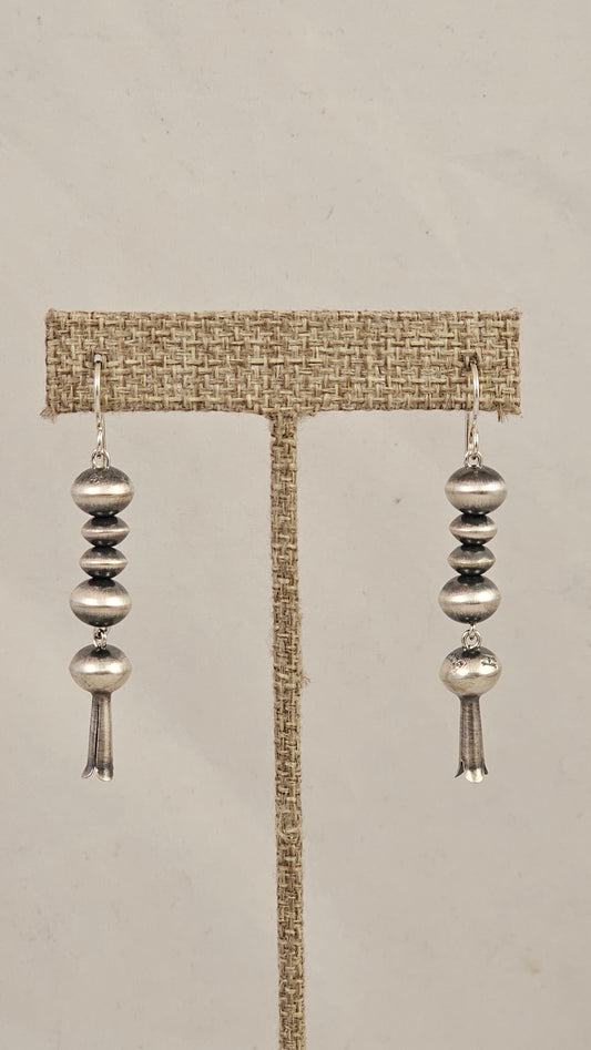 Navajo pearl earrings