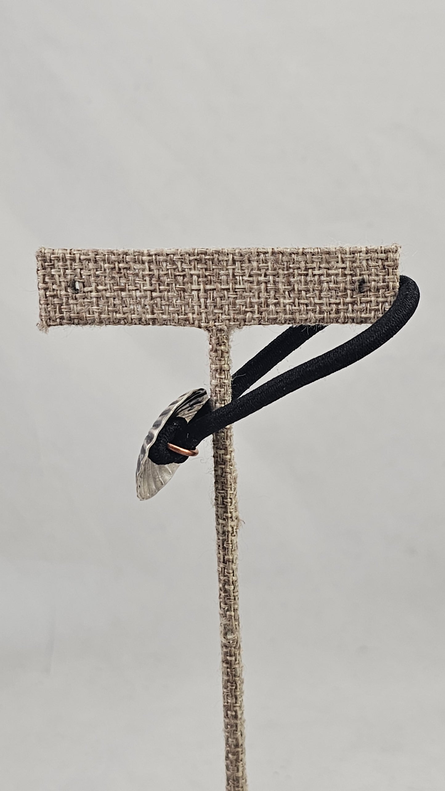 Sterling Concho hair tie