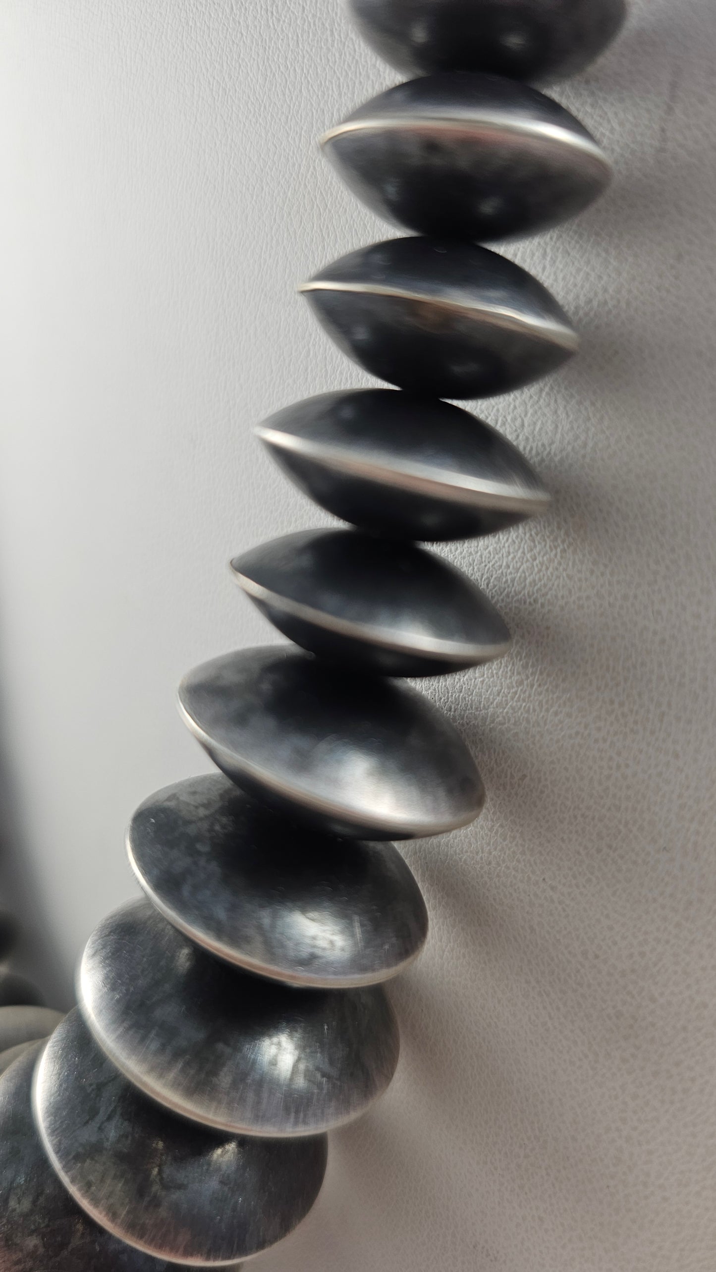 Navajo saucer pearl necklace