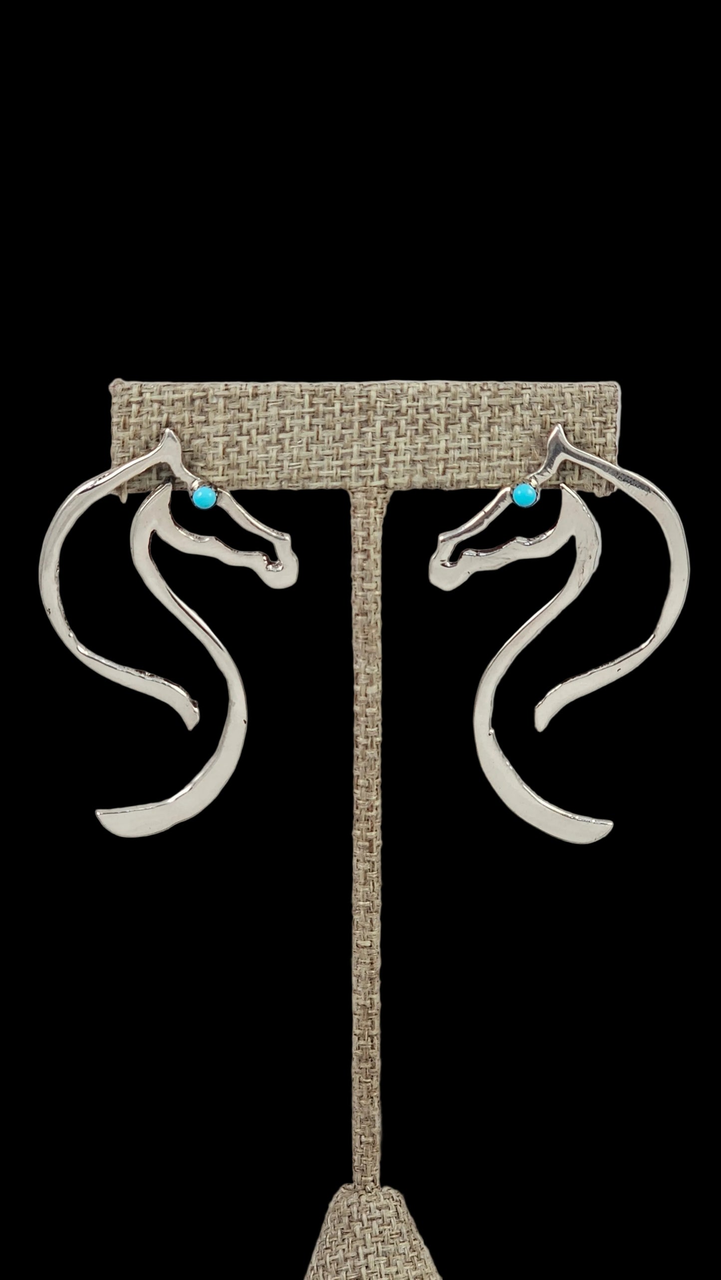 Horse Silhouette post earrings