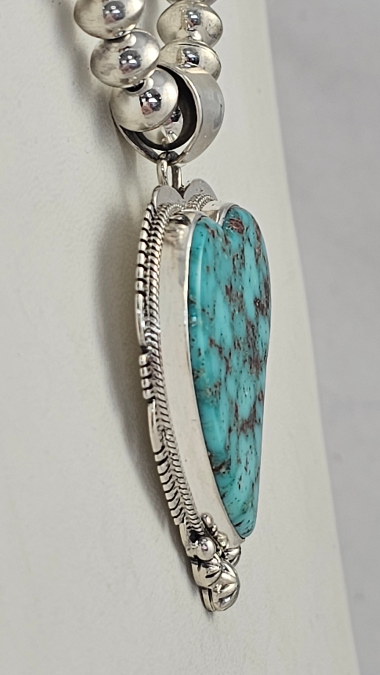 Turquoise heart pendant