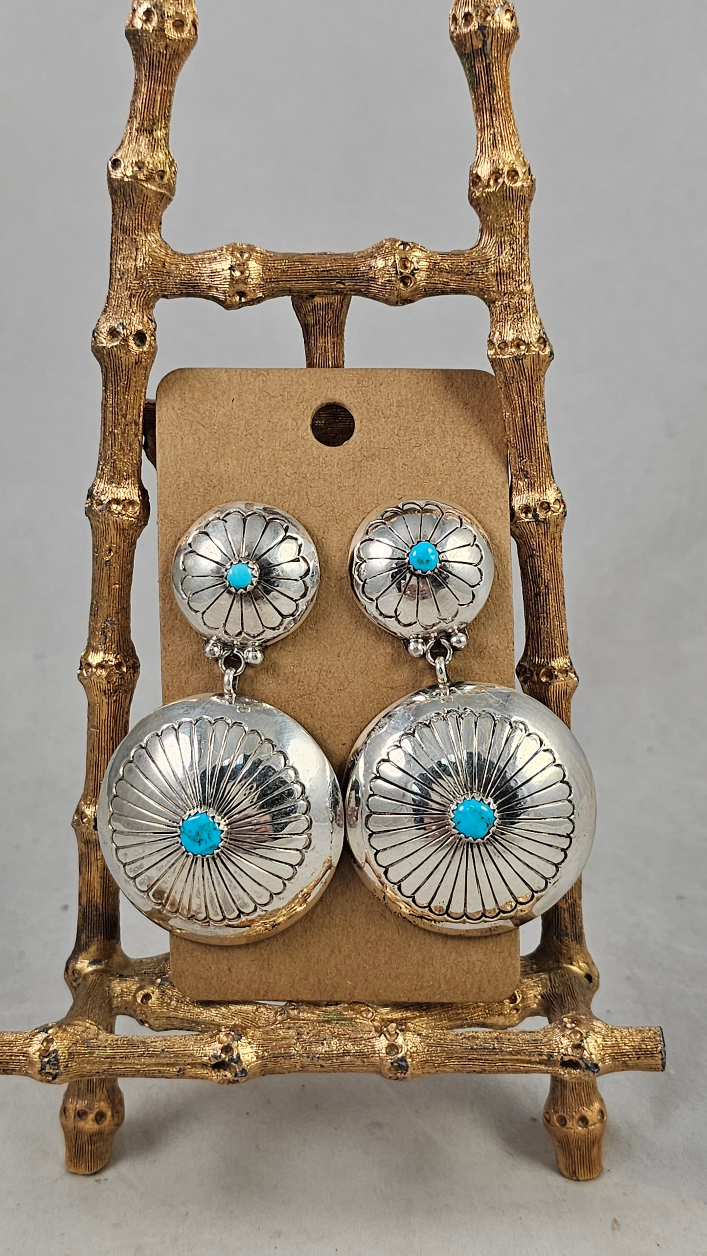 Concho earrings