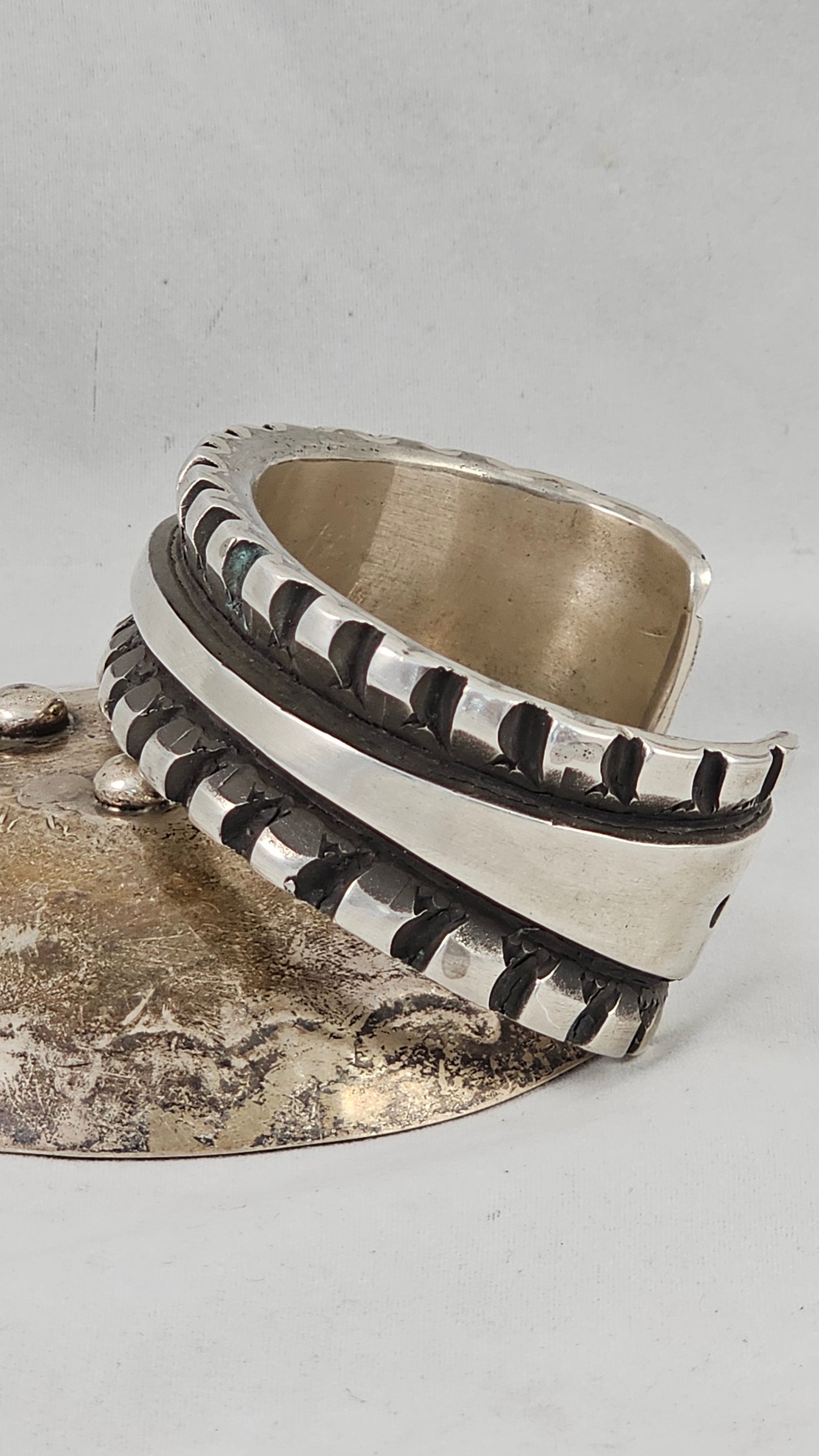 Mens Sterling cuff by Elvira Bill