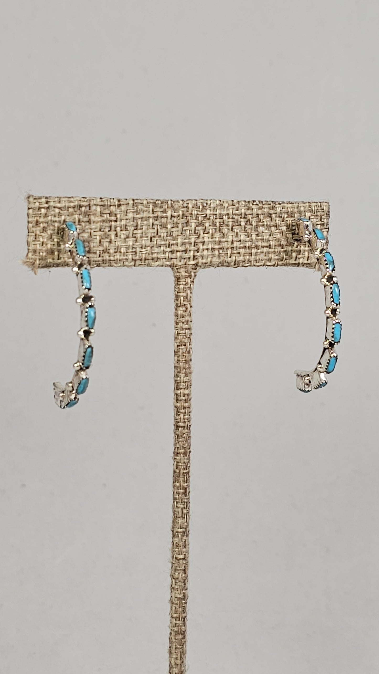 Zuni Cresent hoop earrings