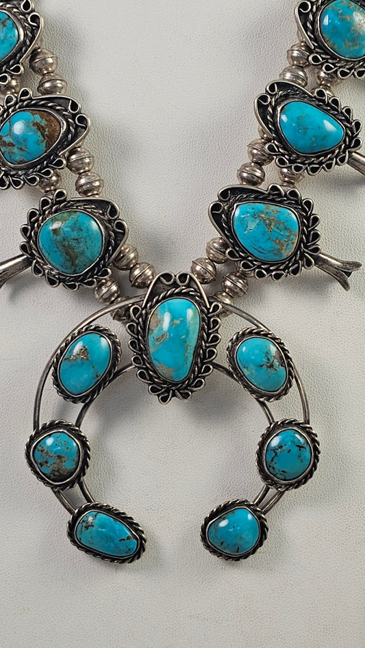 Squash blossom necklace