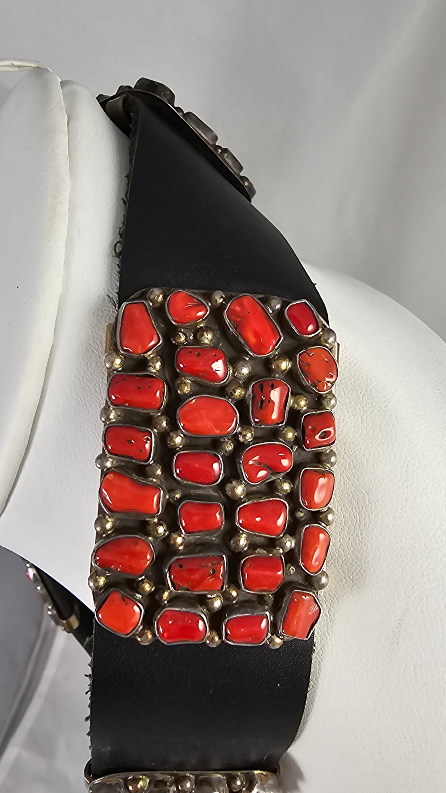 Mediterranean coral concho belt