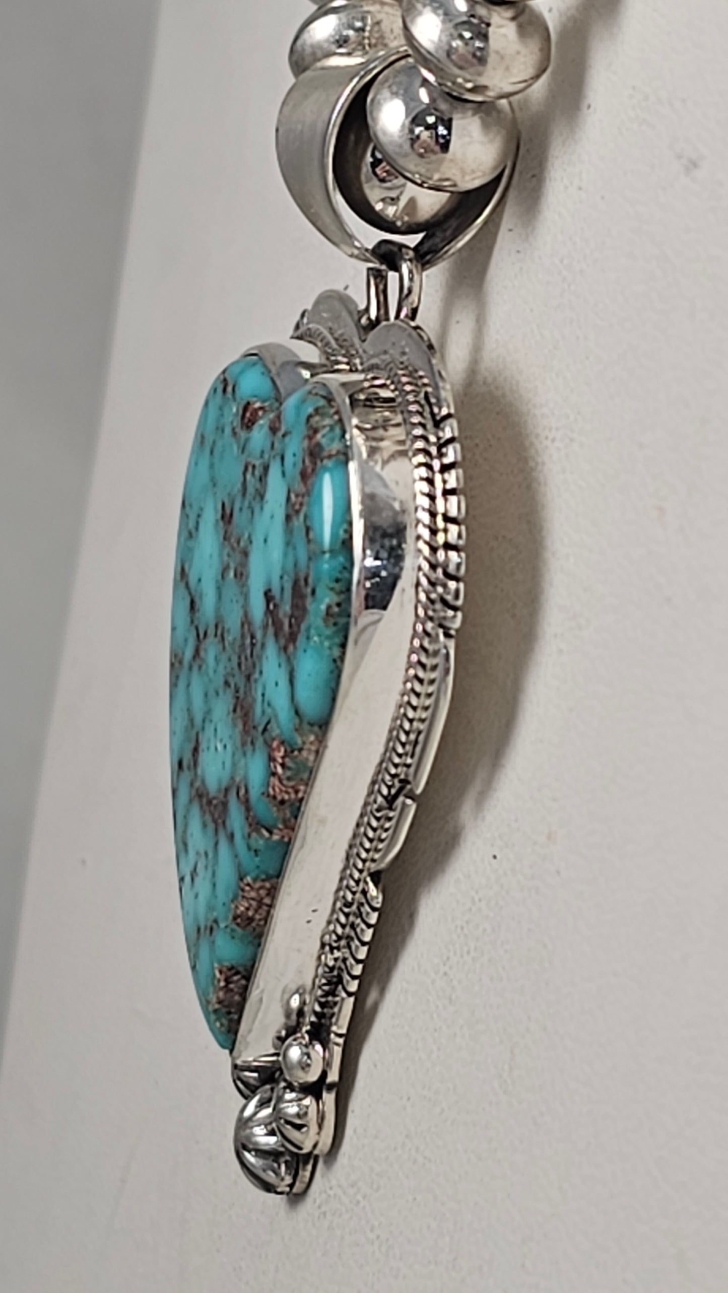 Turquoise heart pendant