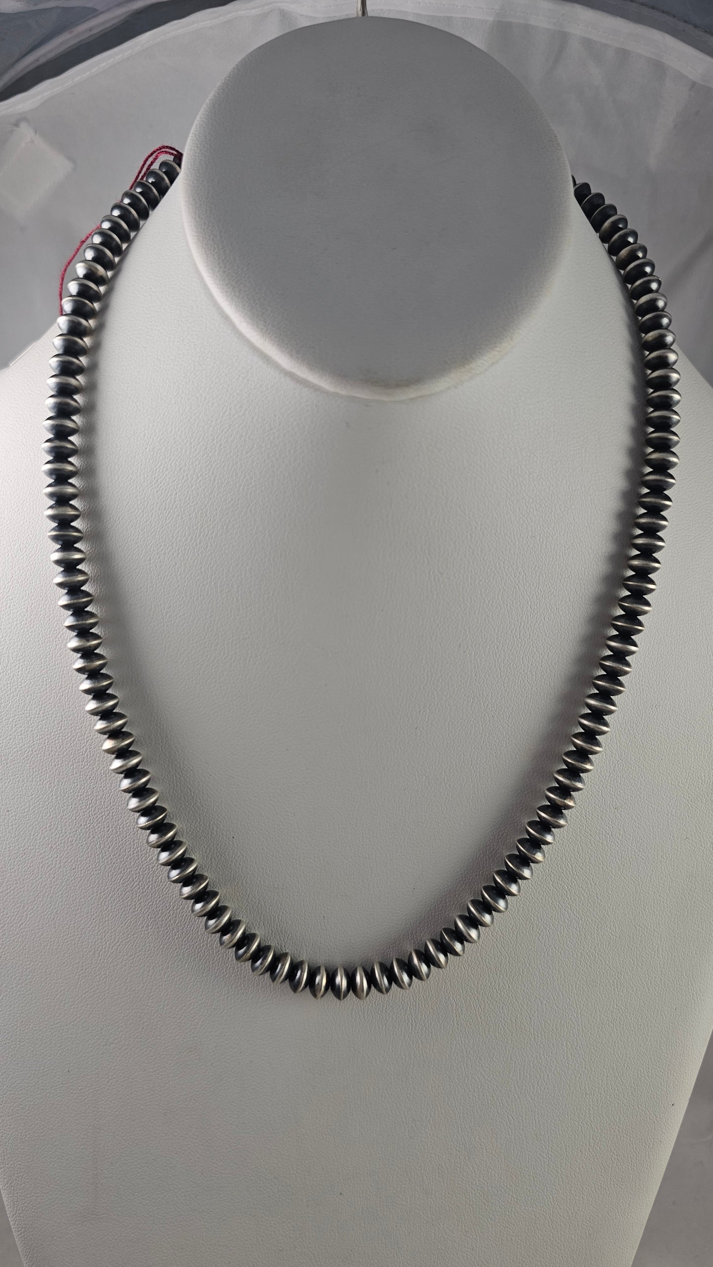 Navajo saucer pearl necklace