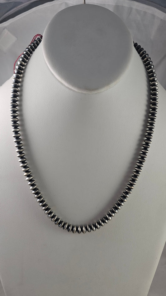 Navajo saucer pearl necklace