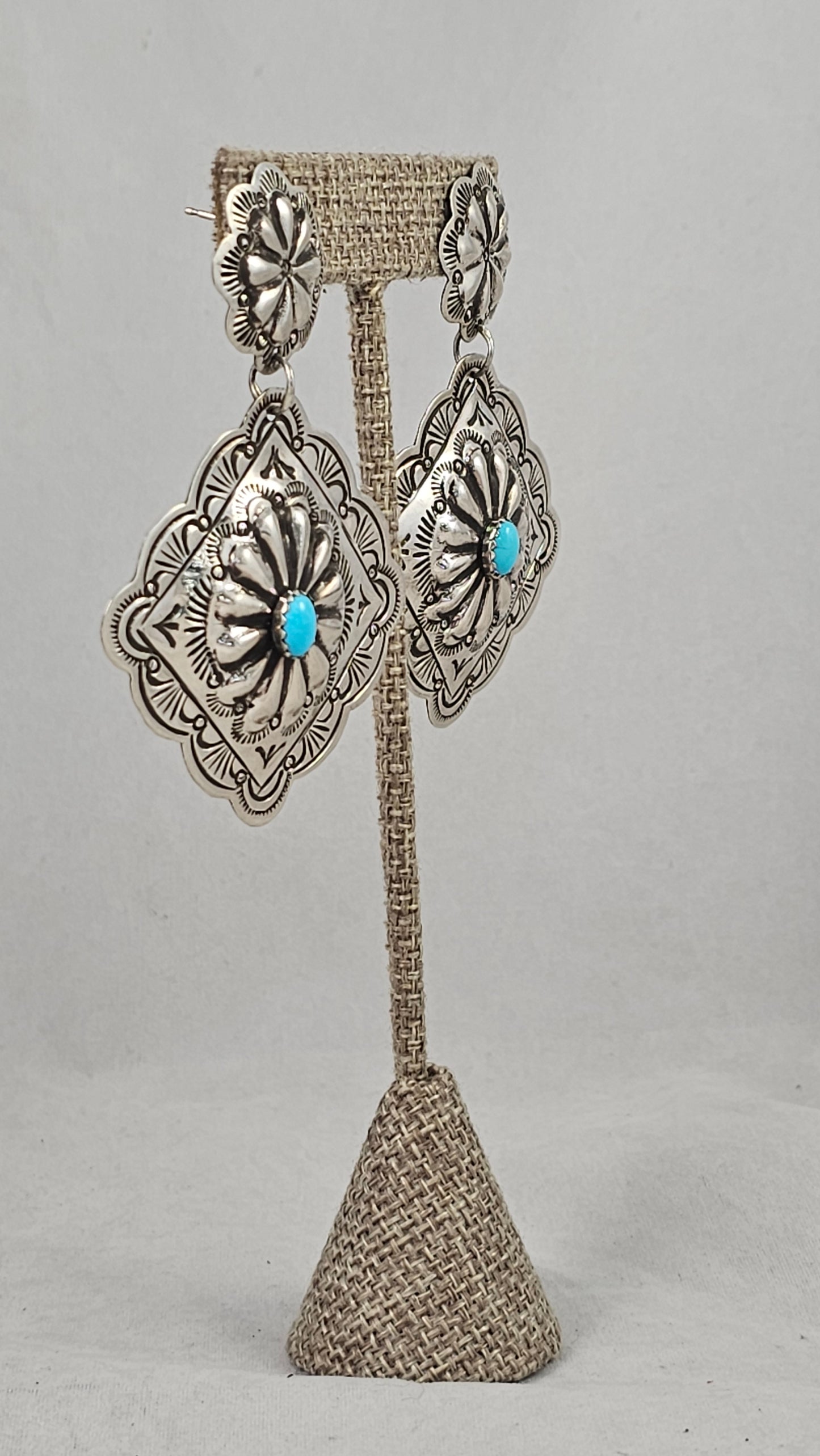 Concho earrings
