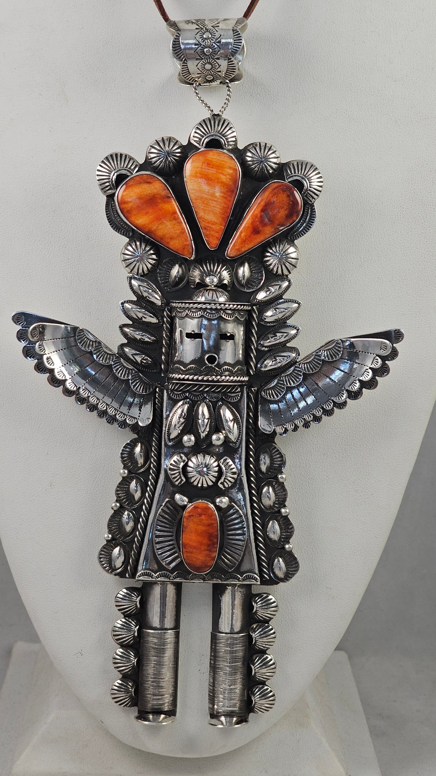 Spiney Eagle Dancer Kachina Pendant