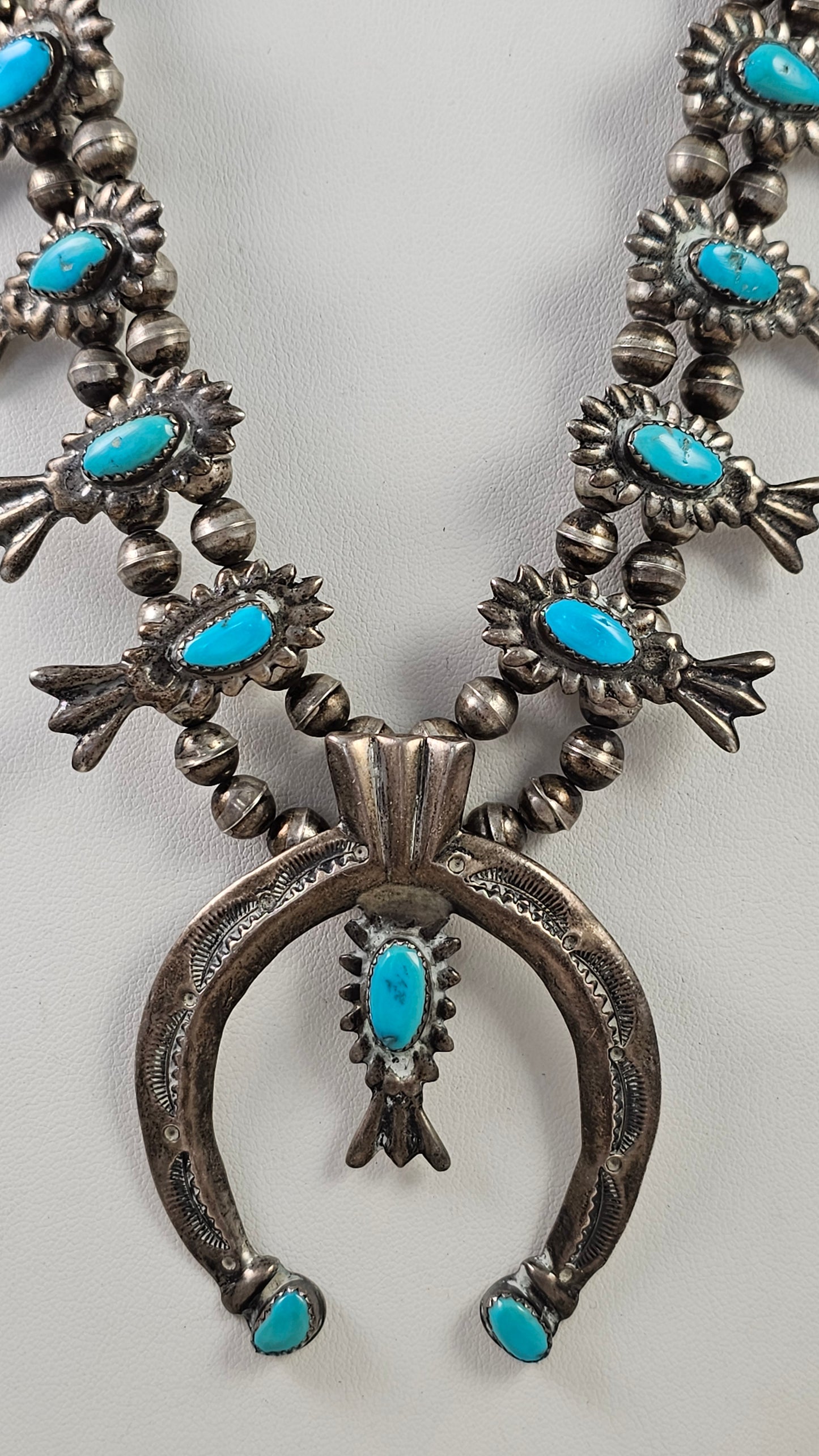 Squash blossom necklace