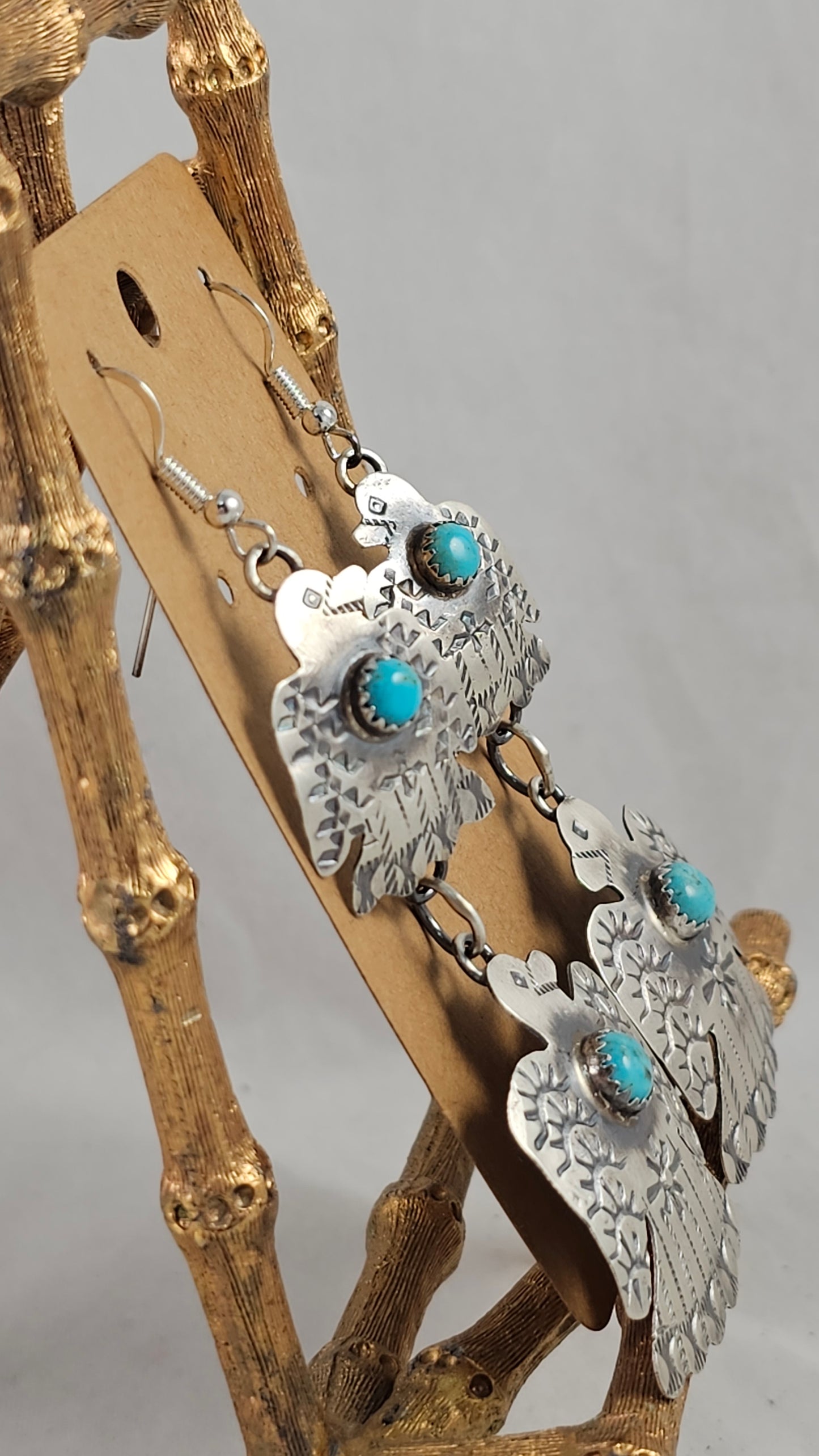 Thunderbird chandelier earrings