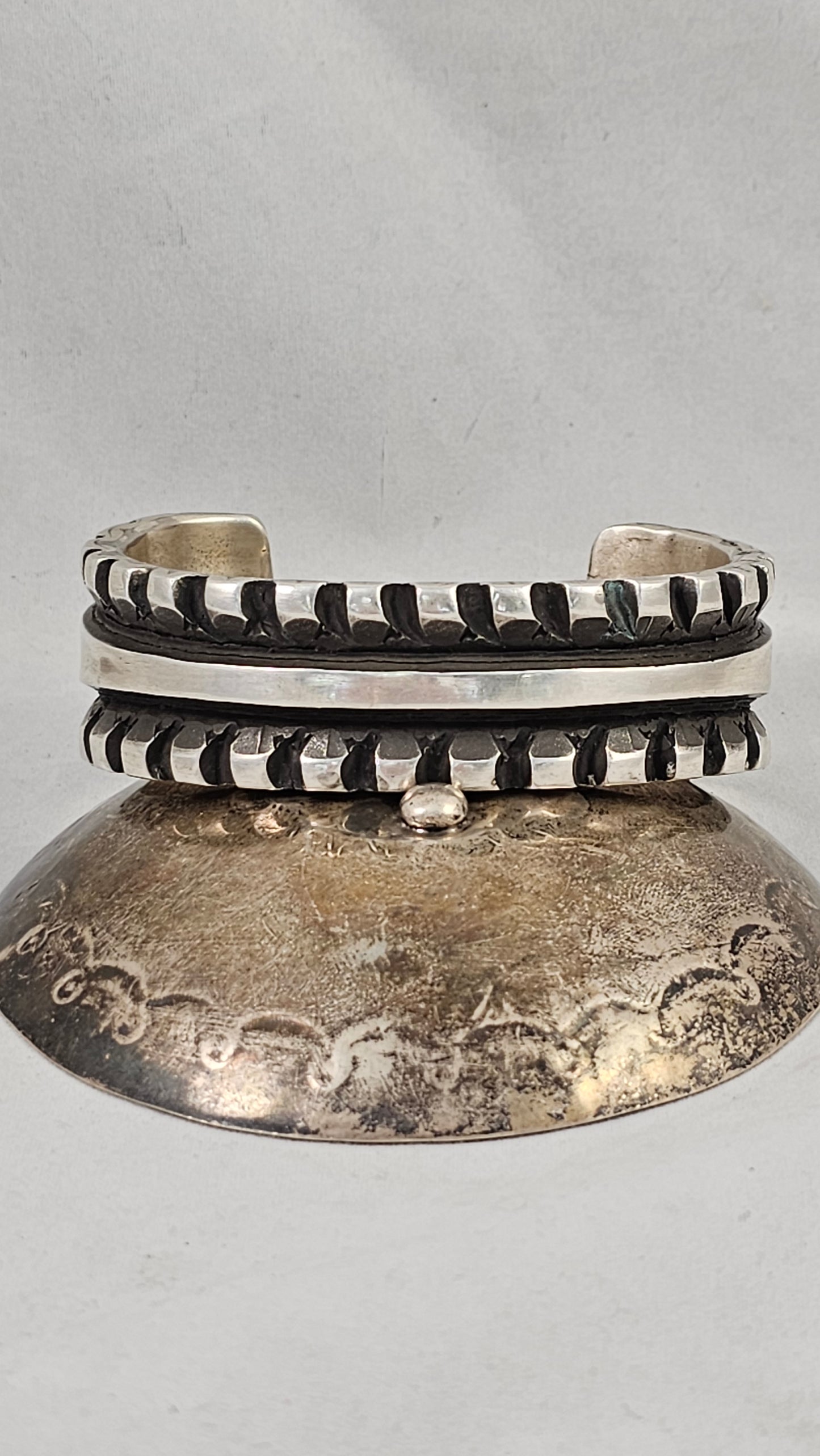 Mens Sterling cuff by Elvira Bill