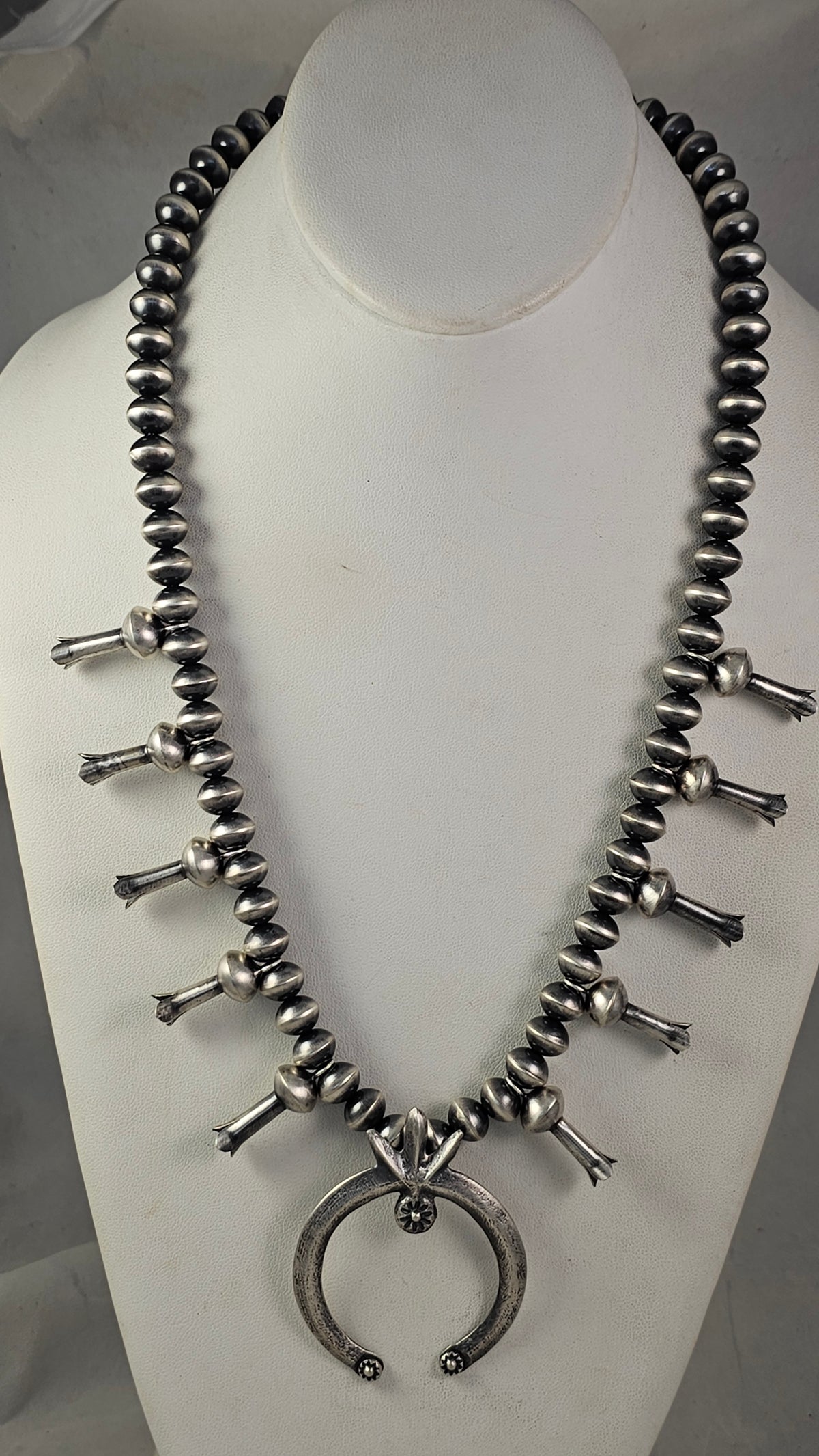 Squash blossom necklace