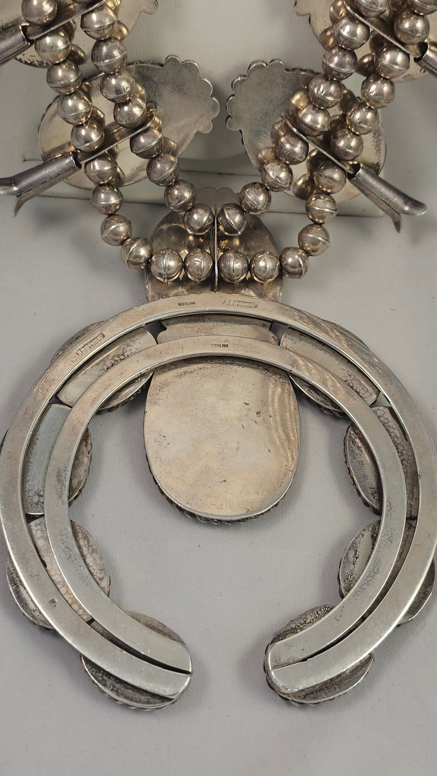 Squash blossom necklace and bracelet set