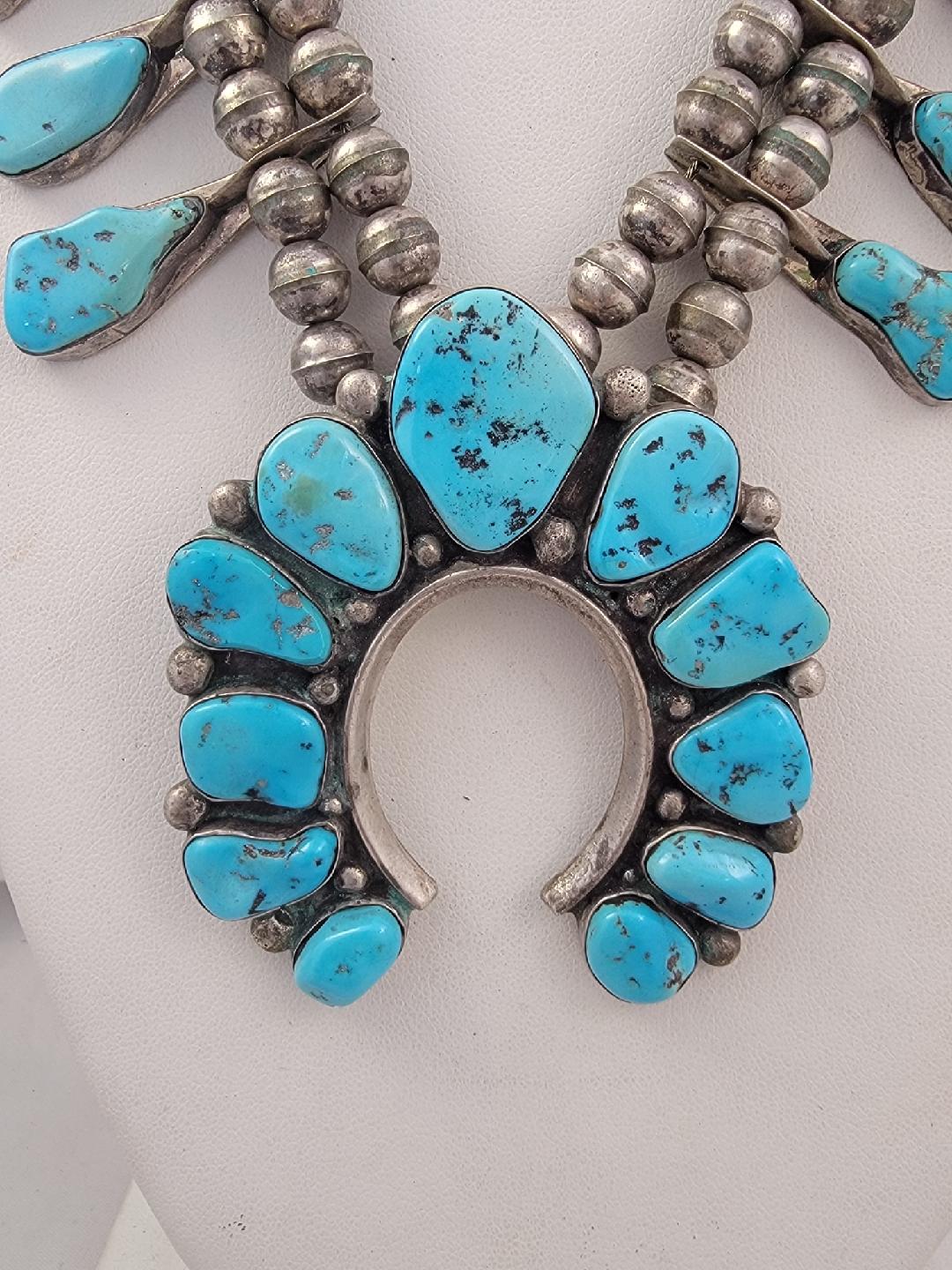 Squash blossom necklace