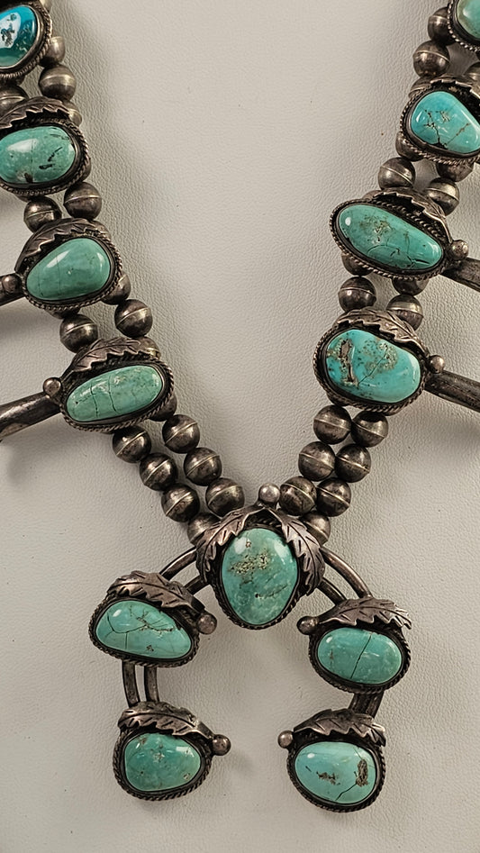 Squash blossom necklace