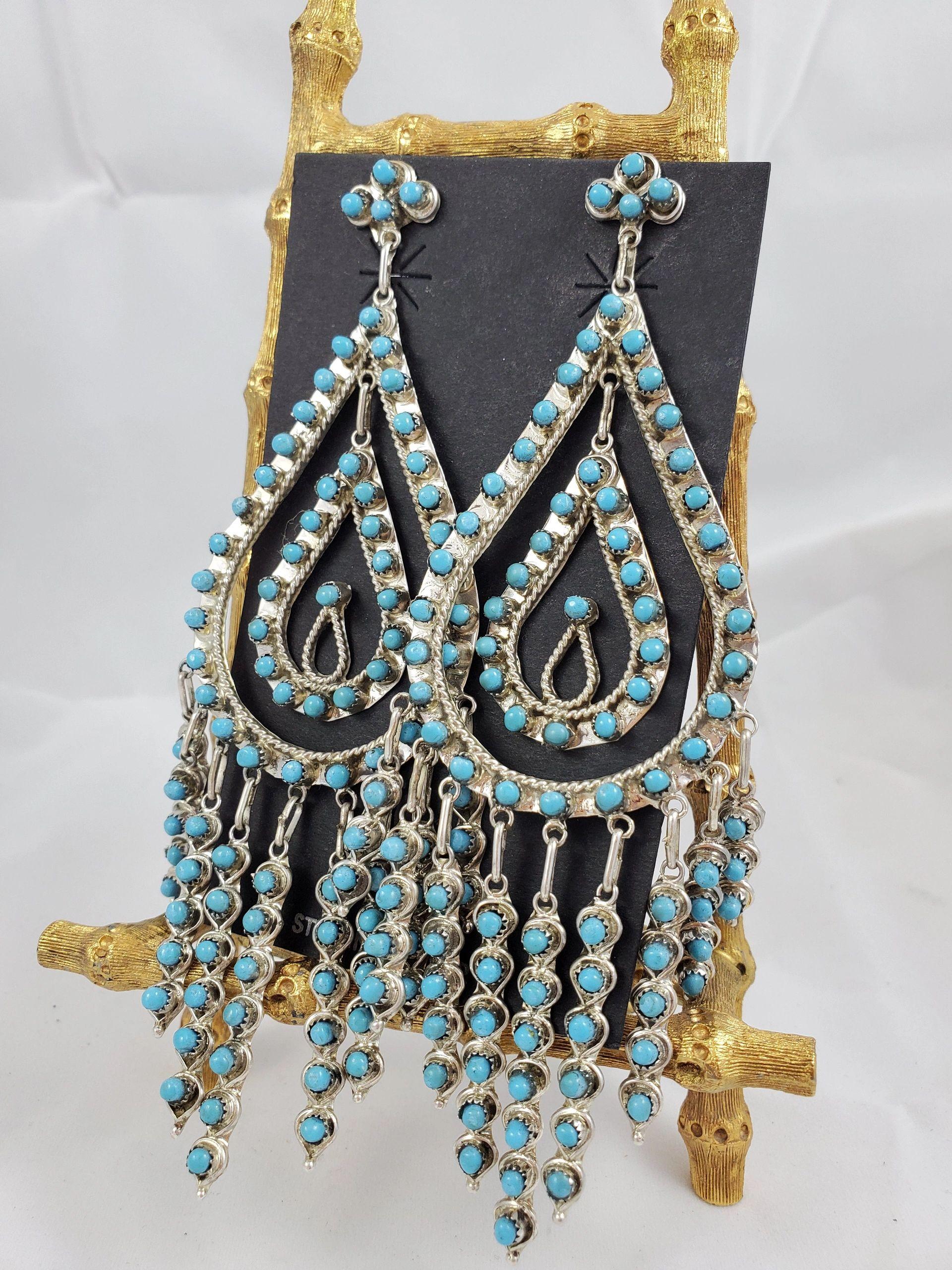 Dbl teardrop chandelier earrings - Albuquerque Pawn Shop