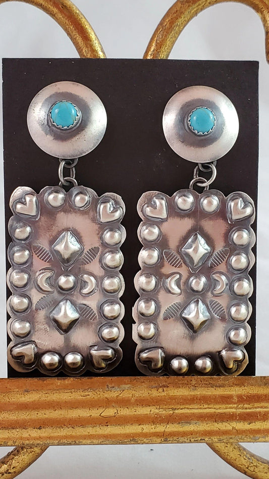 Stamped rectangular conchos - Albuquerque Pawn Shop