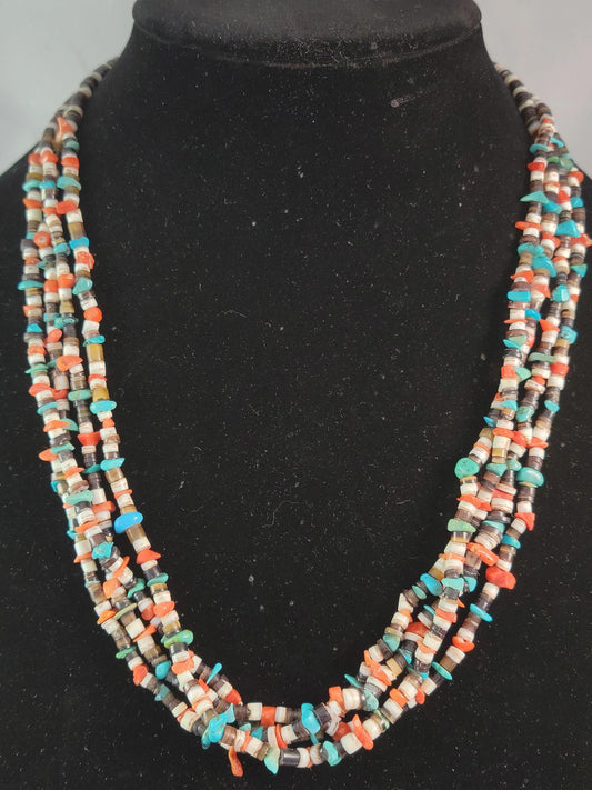 Turquoise pen shell necklace - Albuquerque Pawn Shop