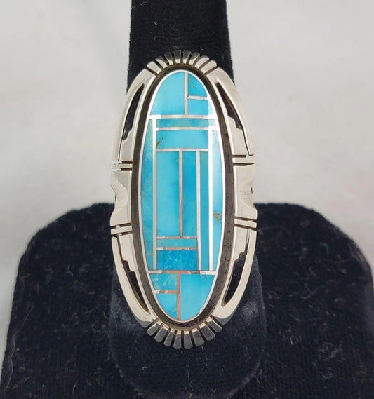 Turquoise Inlay ring - Albuquerque Pawn Shop