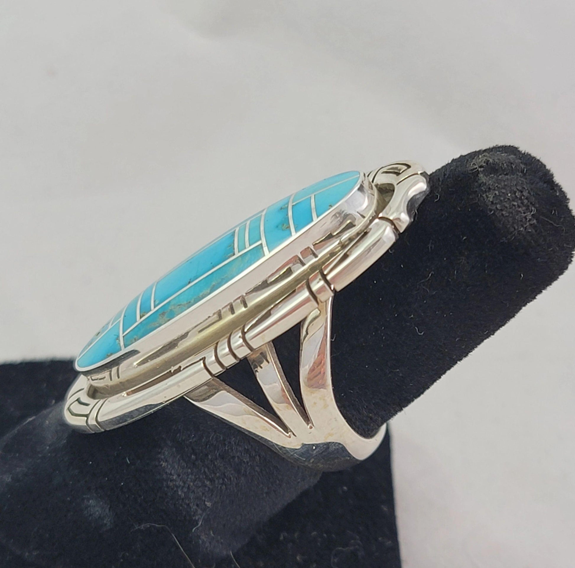 Inlay Turquoise ring - Albuquerque Pawn Shop