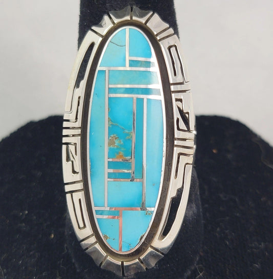 Inlay Turquoise Ring - Albuquerque Pawn Shop