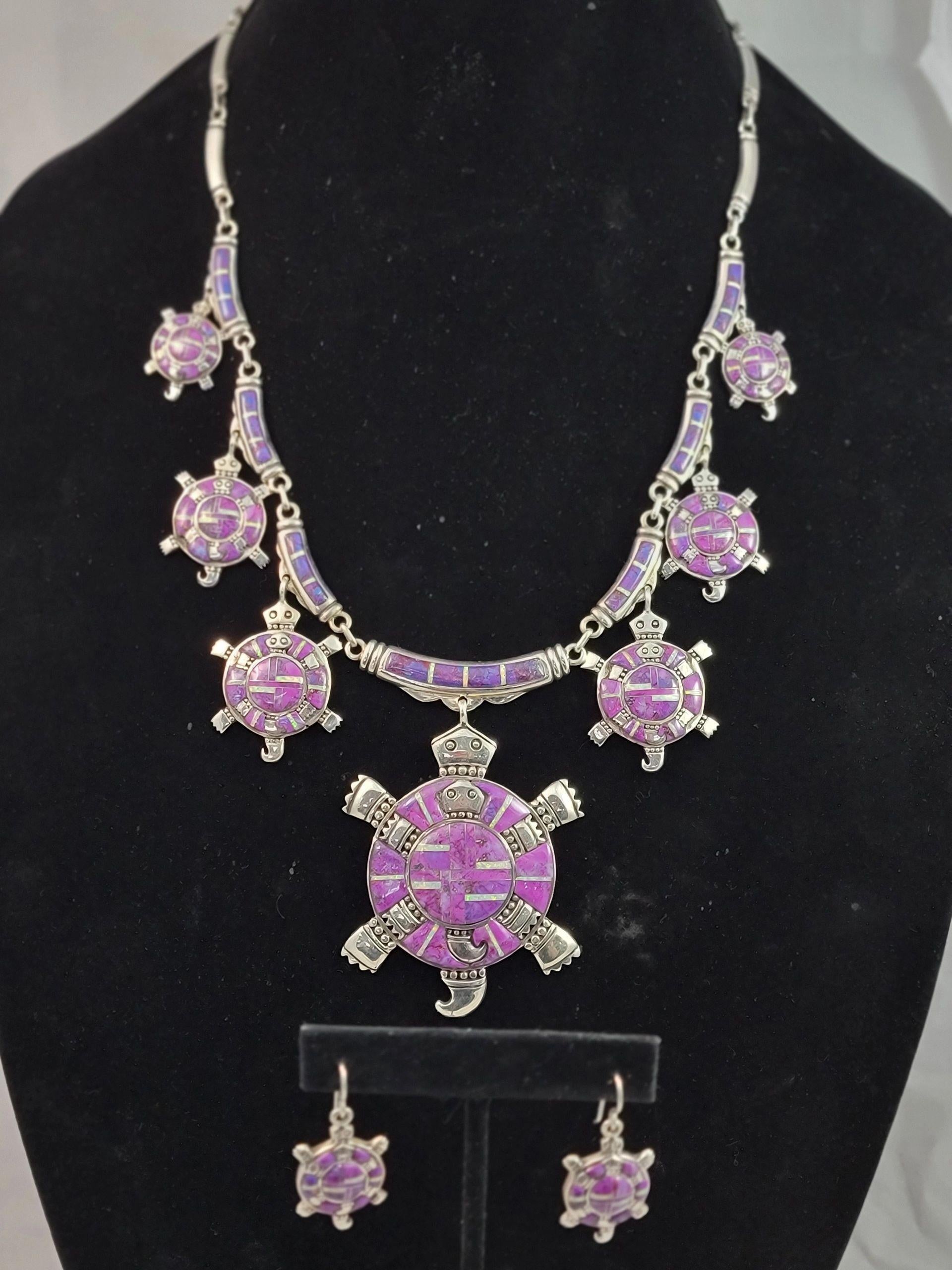 Turtle Inlay necklace set - Albuquerque Pawn Shop
